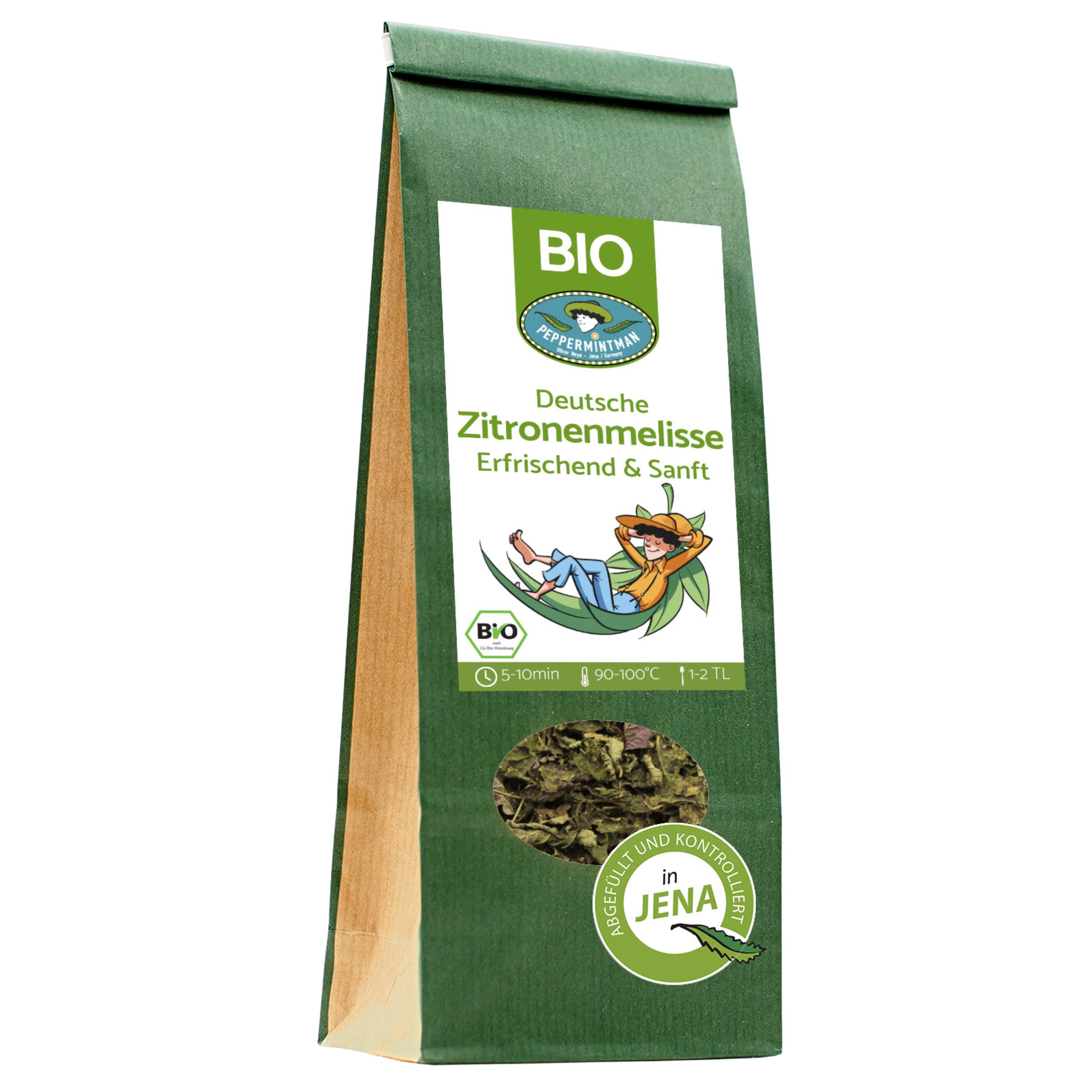 PEPPERMINTMAN Deutsche Zitronenmelisse, Bio