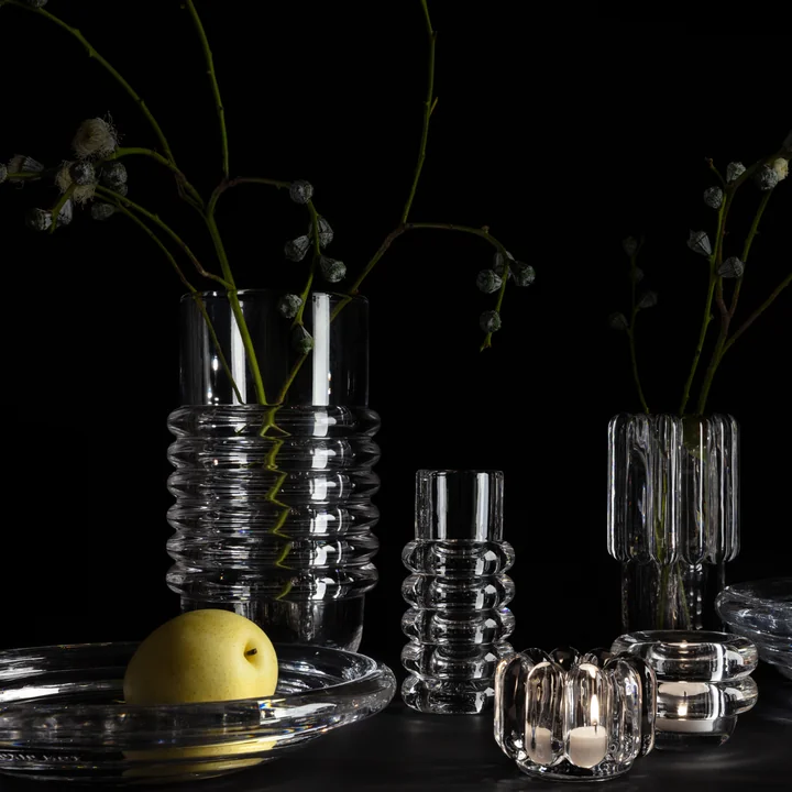 Tom Dixon - Press Vase medium, transparent