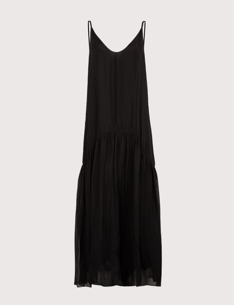 DIXIE ROBE LONGUE FINES BRETELLES NOIRE