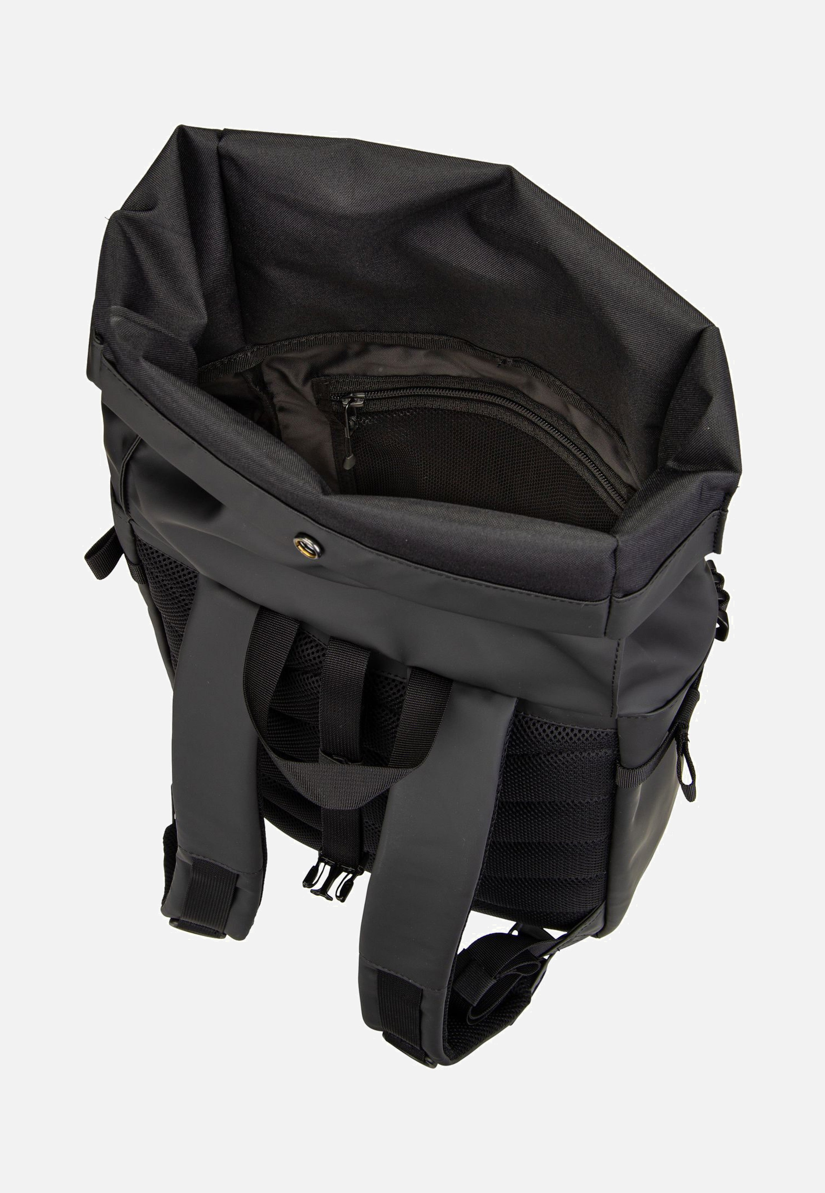 Stream Slim Rolltop M Black - Rucksack