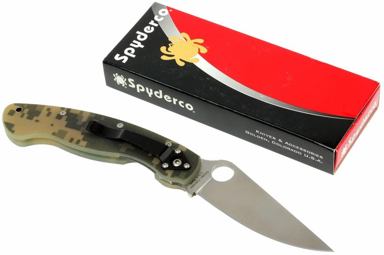 Spyderco Military Camo C36GPCMO zakmes