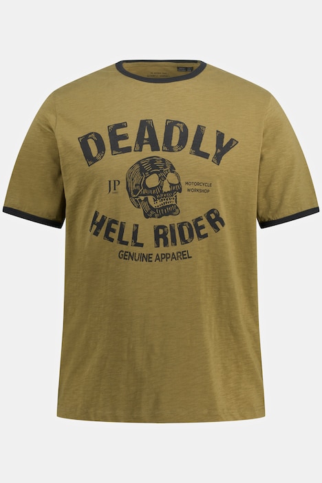 T-Shirt, Halbarm, Deadly Rider Print, Rundhals