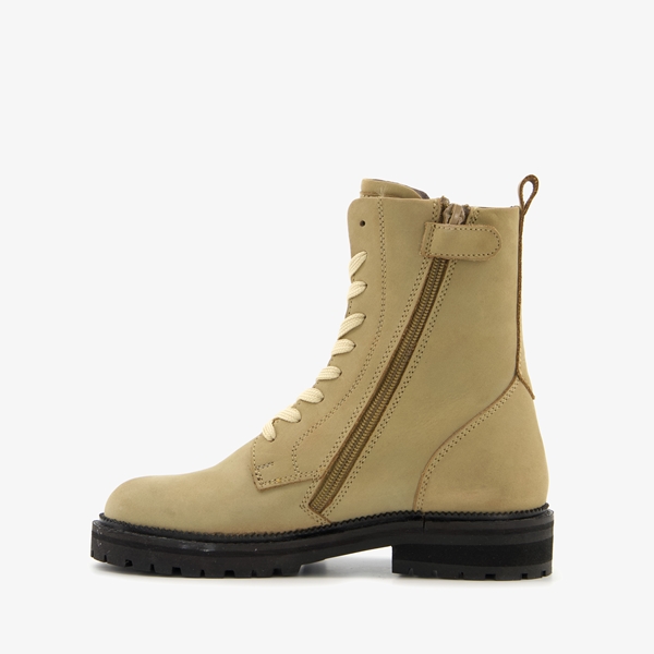 Groot leren meisjes veterboots