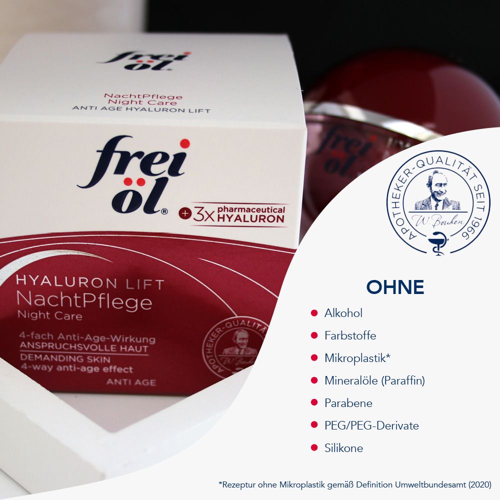 frei öl® ANTI AGE HYALURON LIFT NachtPflege
