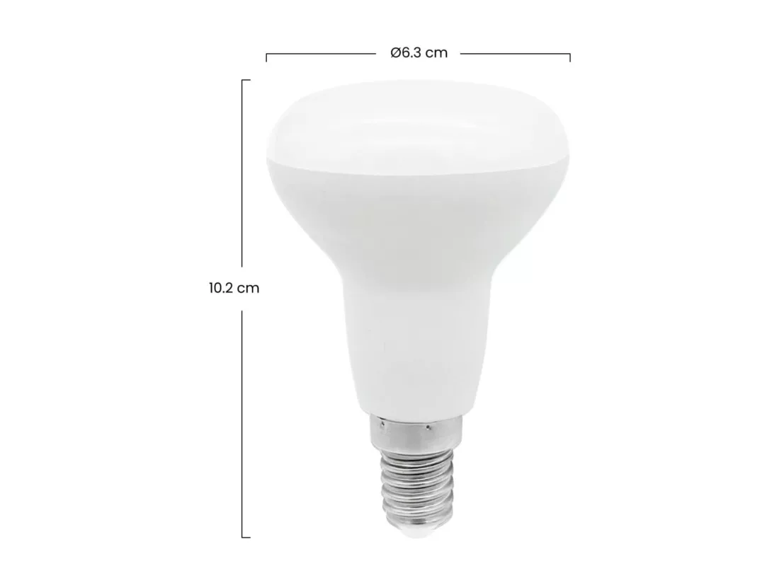 Pack 2 Ampoules Réflecteur LED E27 9W Equi.60W 806lm 25000H 7hSevenOn Premium