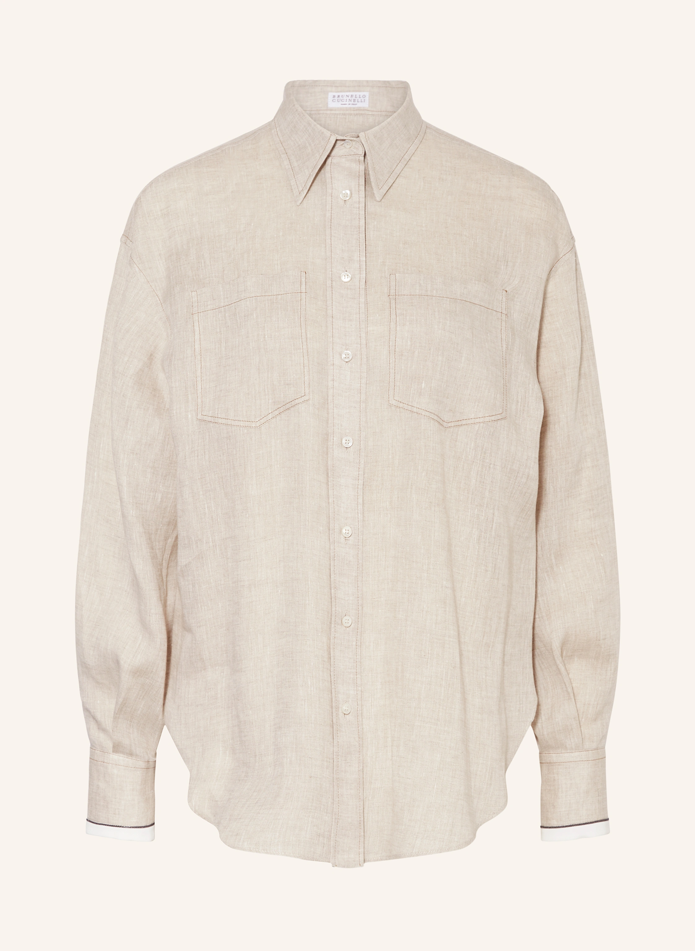 BRUNELLO CUCINELLI Hemdbluse aus Leinen