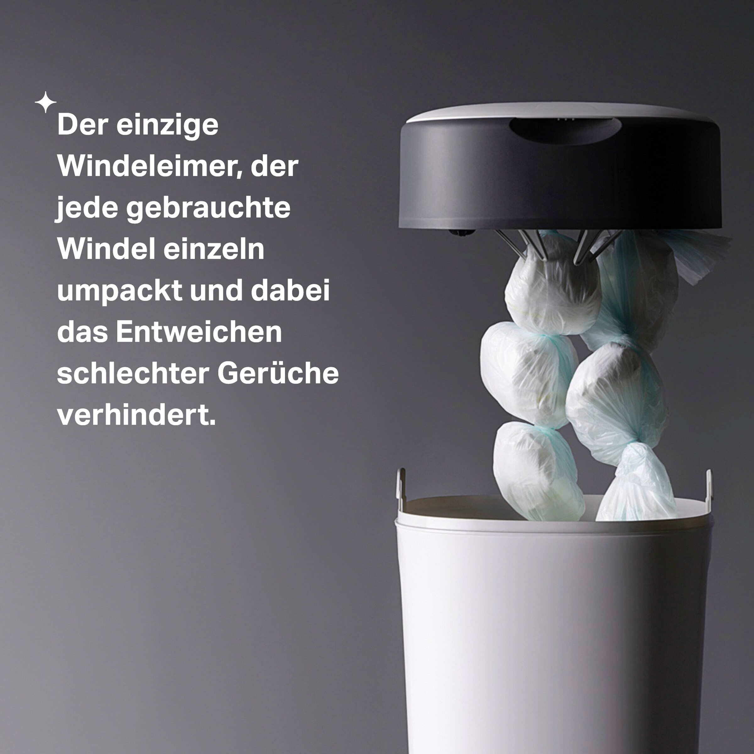 Tommee Tippee - Twist & Click Windeleimer Twist & Click weiß