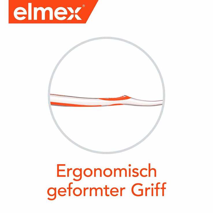 Elmex Interx medium Kurzkopf Zahnbürste, 1 St