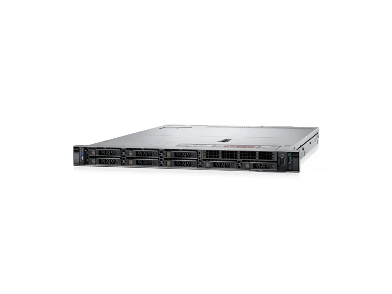 Dell PowerEdge R450 - Server - rack-monterbar 1U - 2-vejs - 1 x Xeon Silver 4310 / op til 3.3 GHz - RAM 16 GB - HDD 1.2 TB - Matrox G200 - Gigabit Ethernet - skærm: ingen - sort - med 3 års Basic Onsite