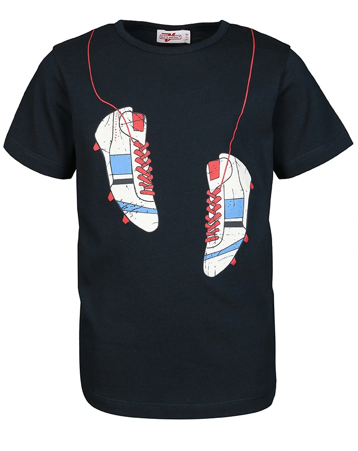 T-Shirt FUSSBALLSCHUHE in dunkelblau