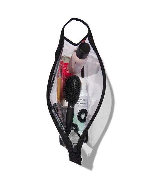 trousse de toilette transparente 8x30x20