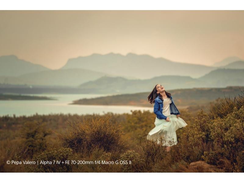 Sony Zoomobjektiv FE 70–200 mm F/4 Makro G OSS Ⅱ Sony E-Mou Kompakter, hochauflösender Telezoom