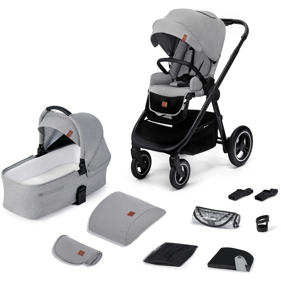 Kinderkraft Kombikinderwagen EVERYDAY 2 in 1 light grey