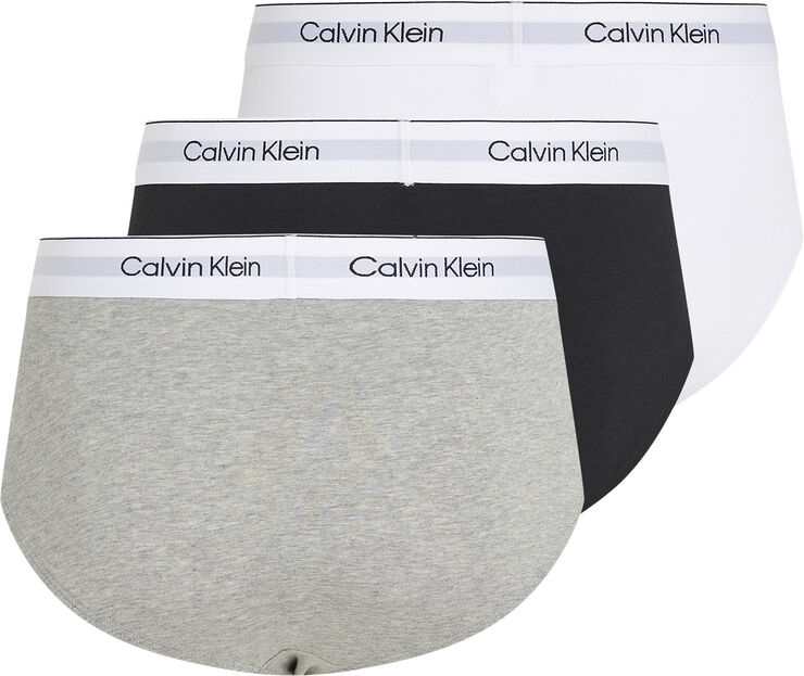 Calvin Klein HIP BRIEF 3PK Grey heather, white, black