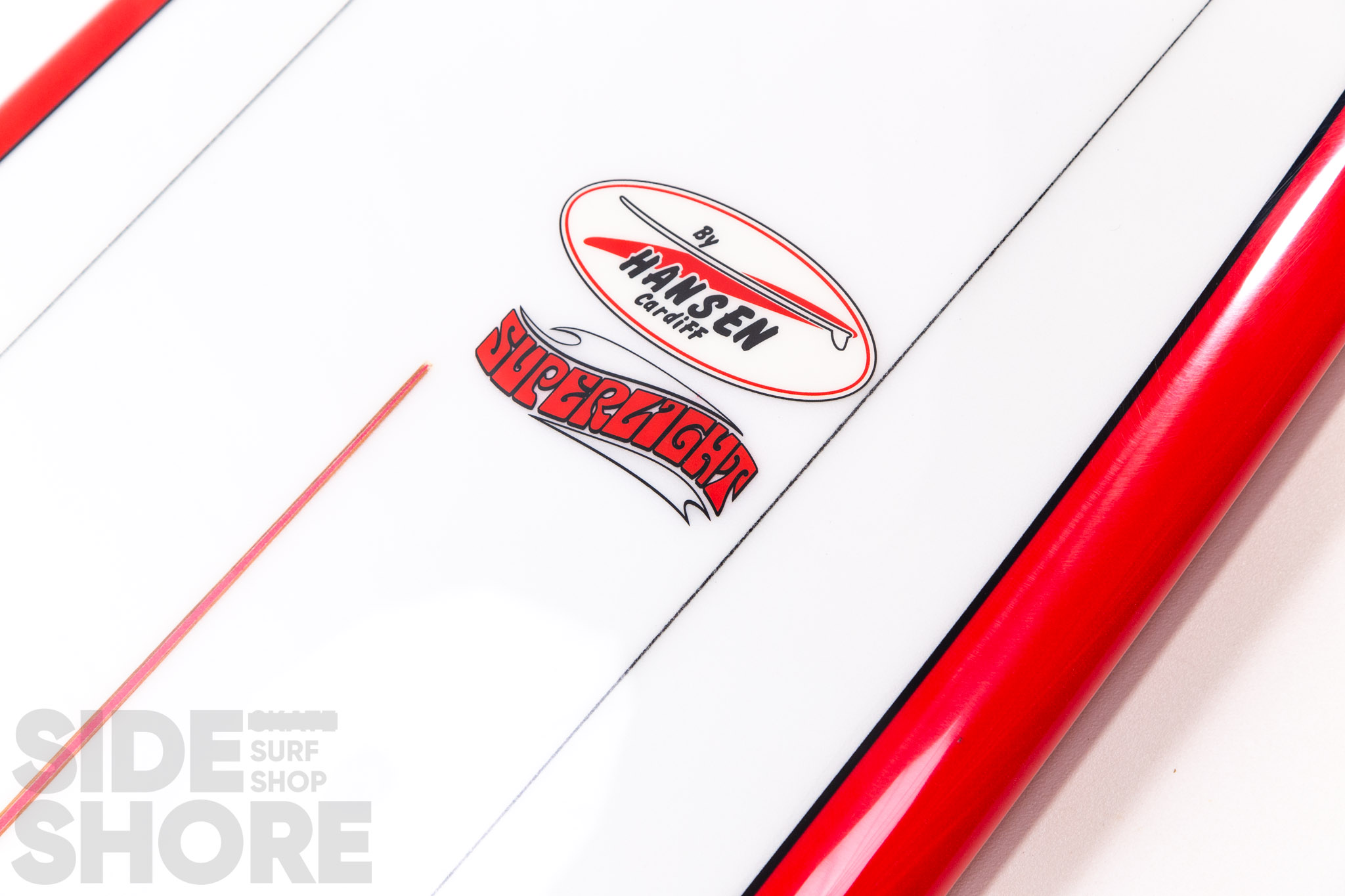 Hansen Surfboards Superlight - Tint Red   Polish - 9'8 x 22 7/8
