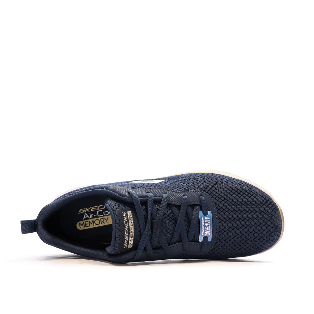 Skechers Chaussures de Sport Marine/Doré Femme Skechers Flex Appeal