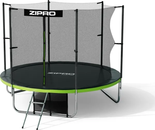 Zipro Trampolin med net og stige Ø252cm   pose til sko