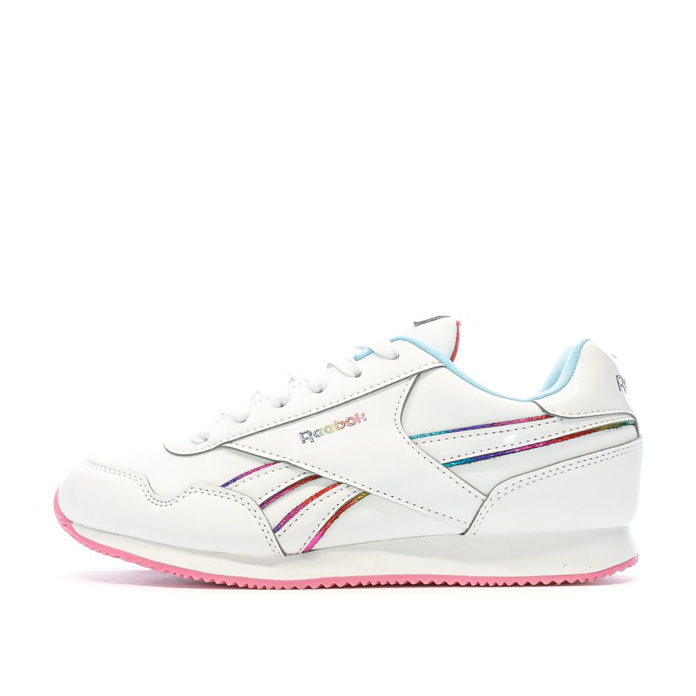 Reebok Baskets Blanc/Rose Fille Reebok Royal