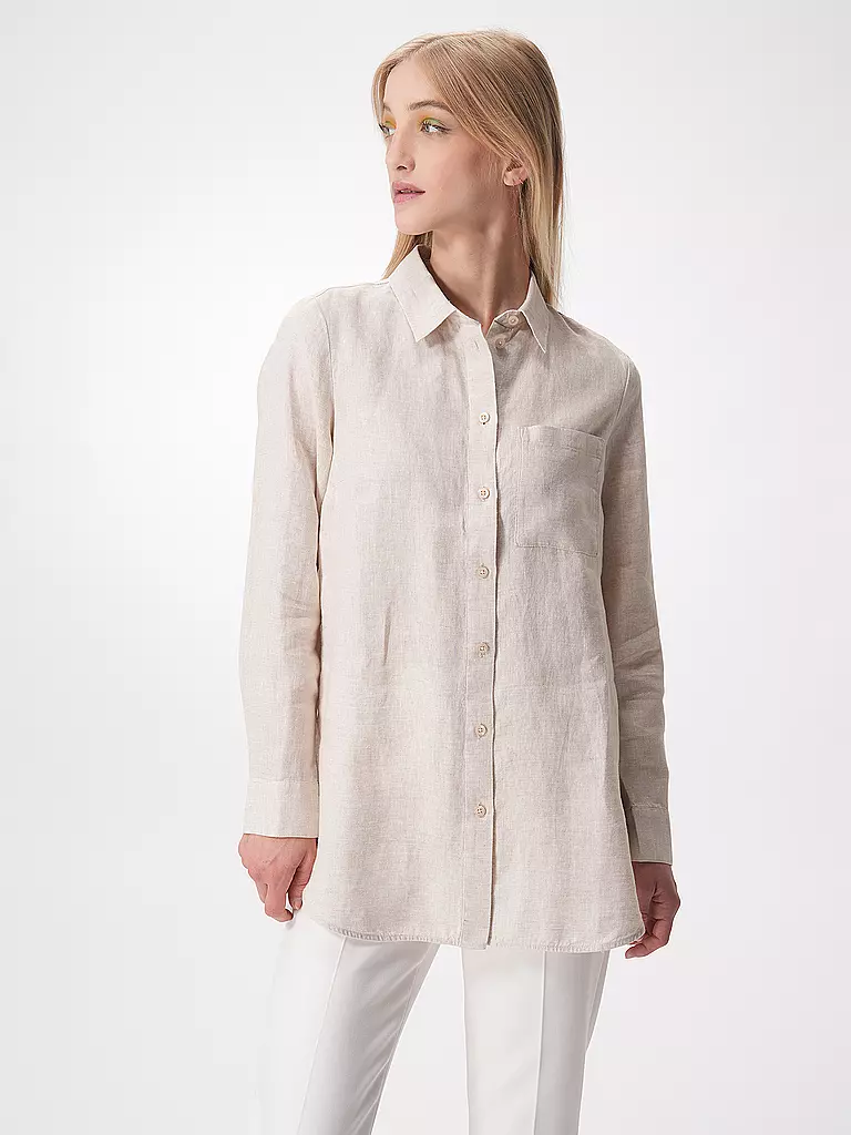 S.OLIVER Leinenbluse  creme