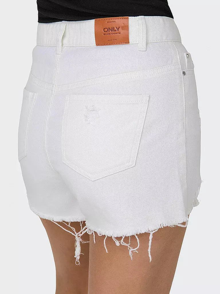 ONLY Jeansshorts ONLPACY weiss