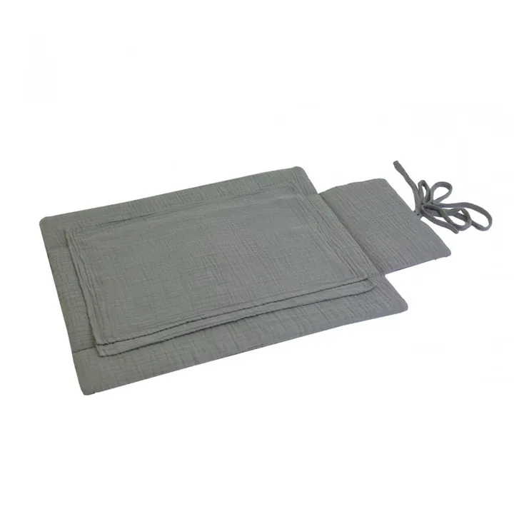 Numero 74 Matelas à langer de voyage | Silver Grey S019