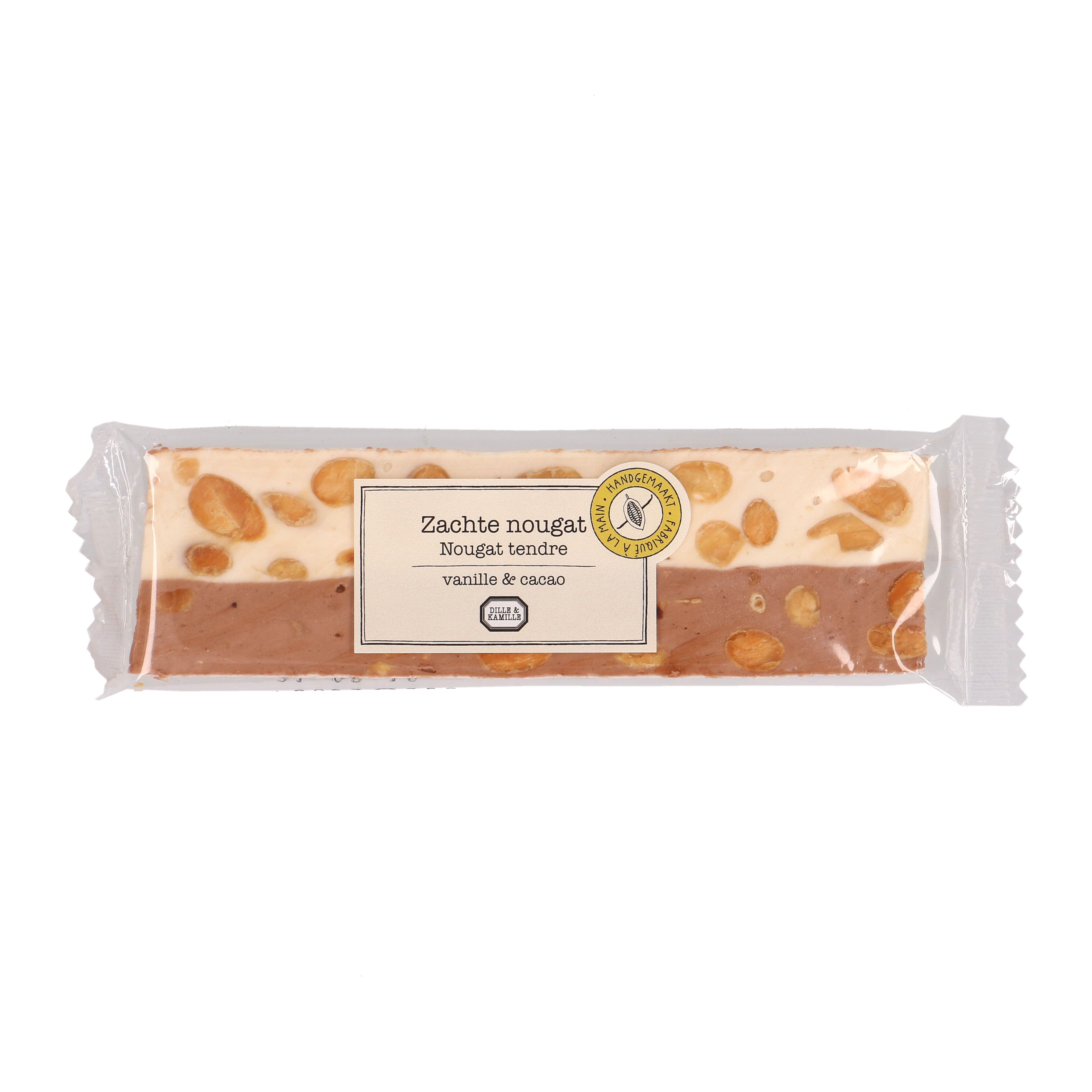 Nougat vanille & cacao, 75 gram