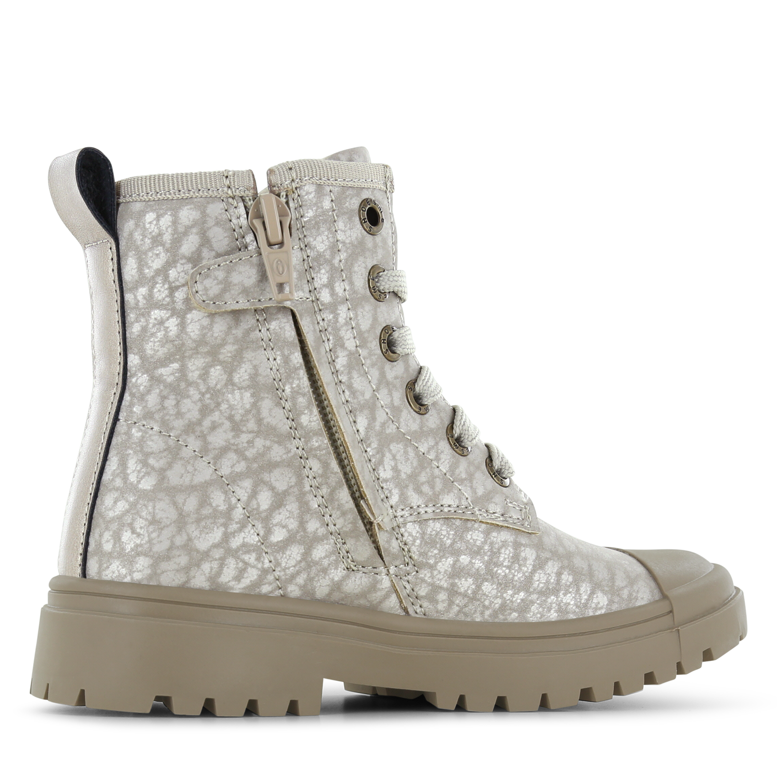 Shoesme champagne bikerboot Microfiber leer | Sale