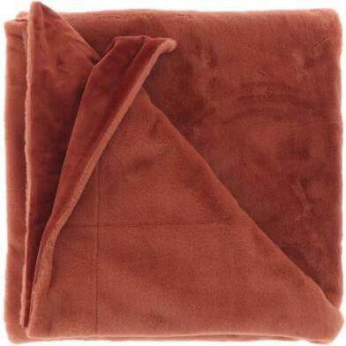 Unique Living plaid Klaas rood 150 x 200 cm
