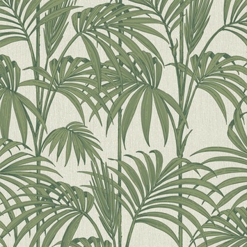 Vliesbehang Honolulu palm glitter groen 32-969