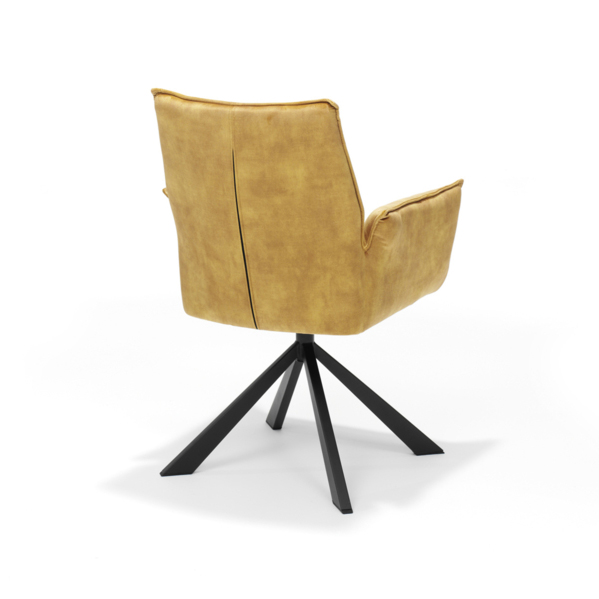 Stoel Dynasty Velours Draaibaar Velours Goud