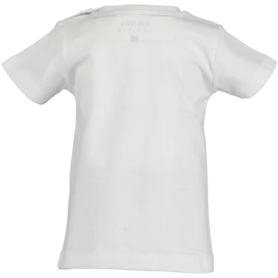 BLUE SEVEN T-Shirt Herz Weiss