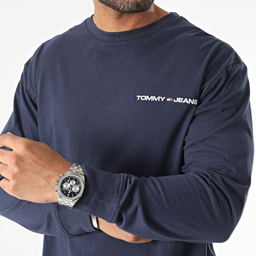 Tee Shirt Manches Longues Classic Linear 6879 Bleu Marine