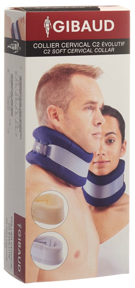 Gibaud Cervicalstütze C2 8.5cm<br>1 Stück, Gr2 35-40cm, verstärkt