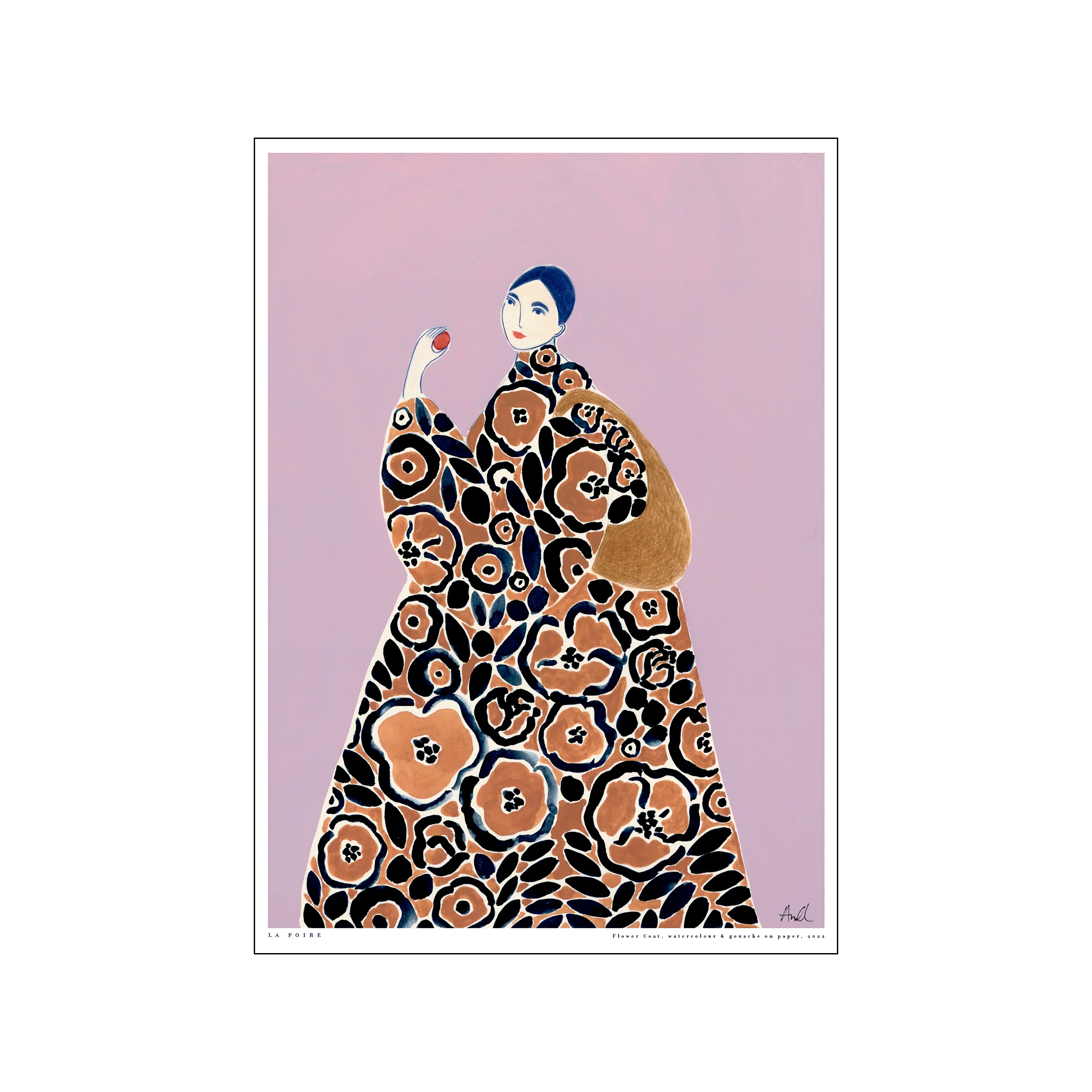Poster & Frame  Flower Coat plakat