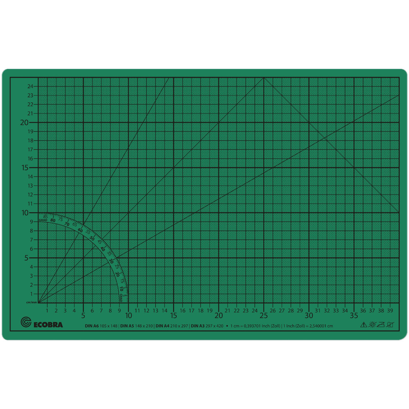 Ecobra Schneidematte, 45 x 30 cm