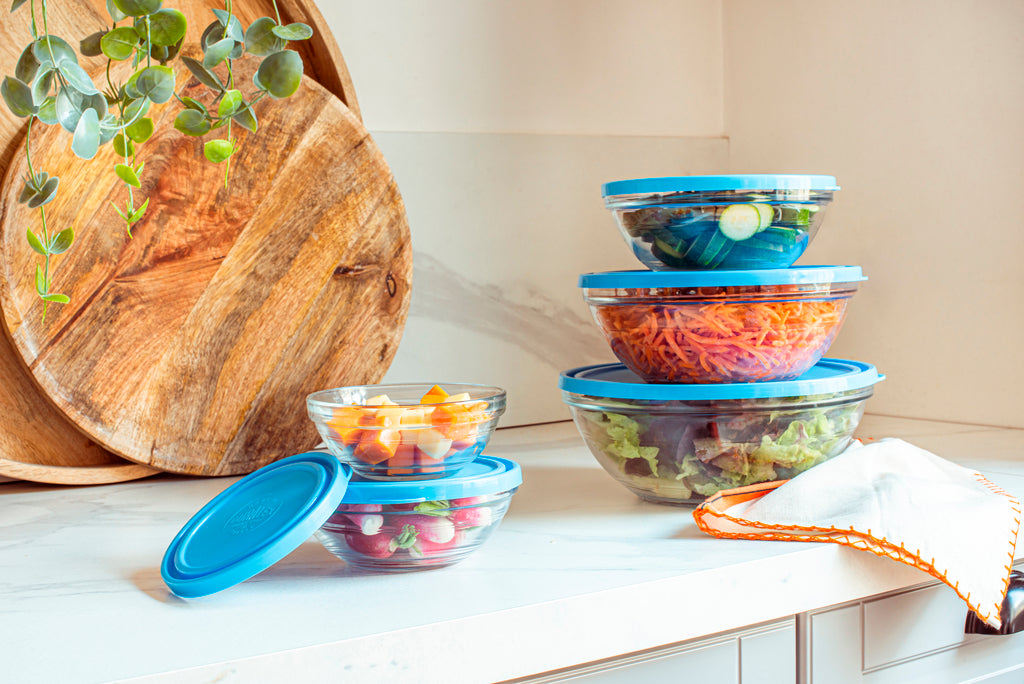 Freshbox - Boite de conservation transparente ronde  avec Couvercle