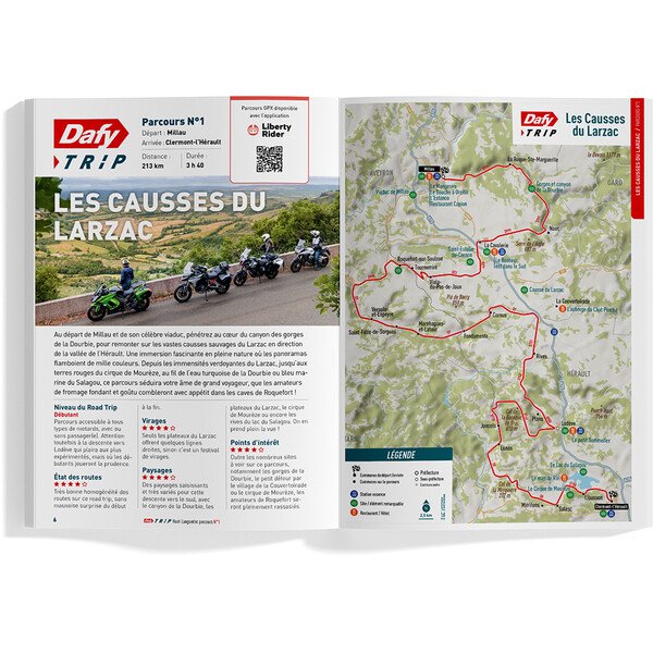 Dafy Moto - Roadbook Moto : Dafy Trip Haut-Languedoc