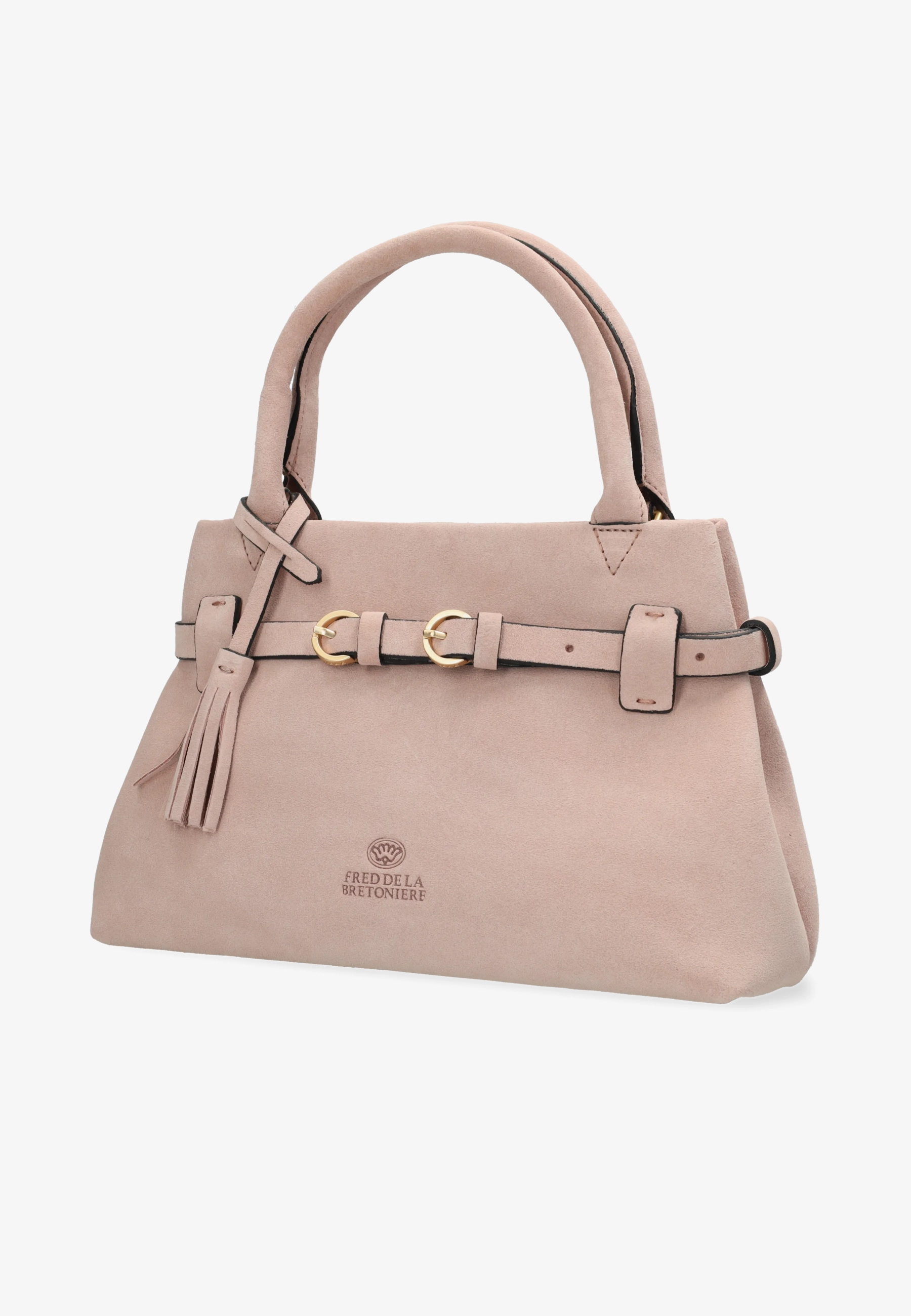 MAE HANDBAG MINI Suede Pastel Pink