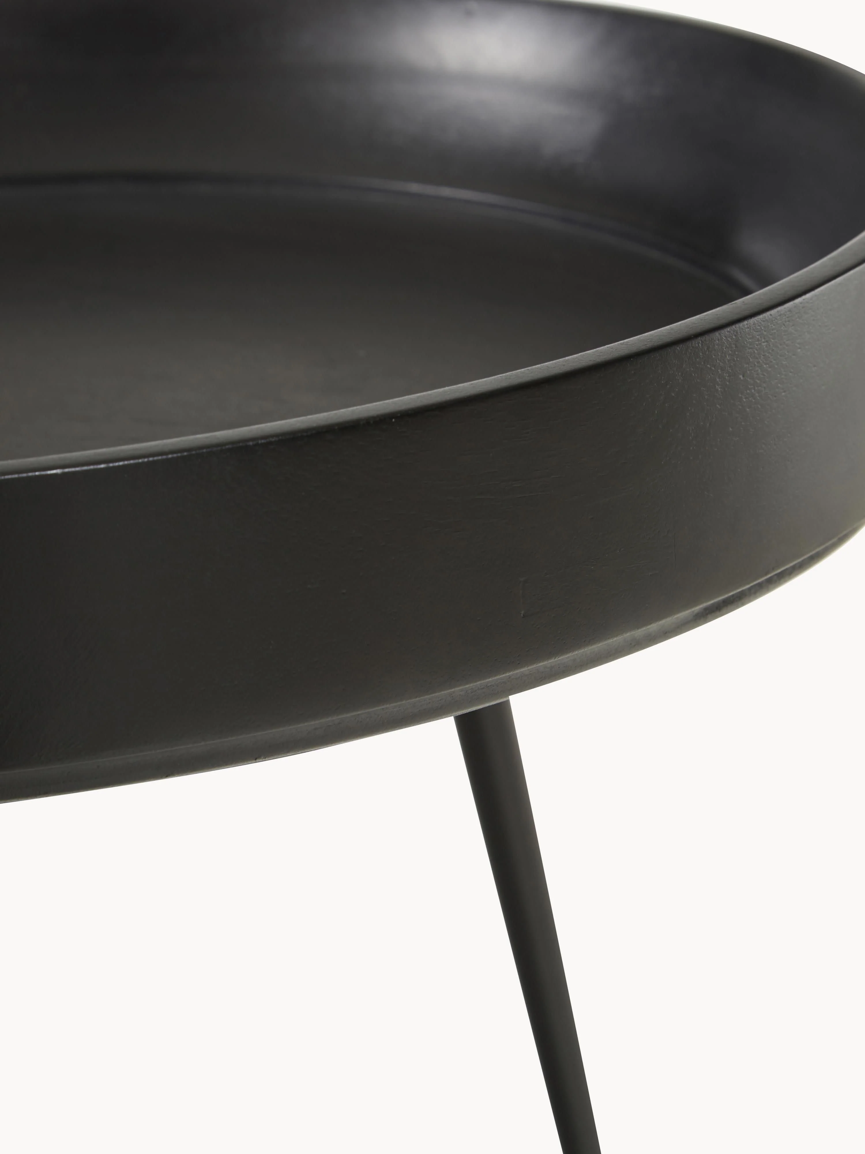 Ronde bijzettafel Bowl van mangohout