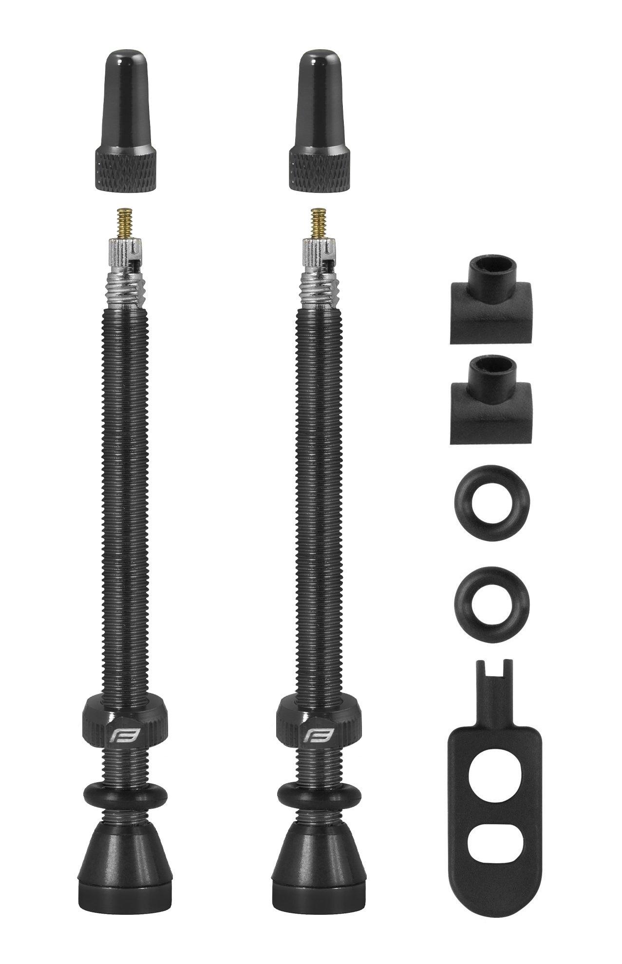 Force Ventilsæt 80 mm Sort