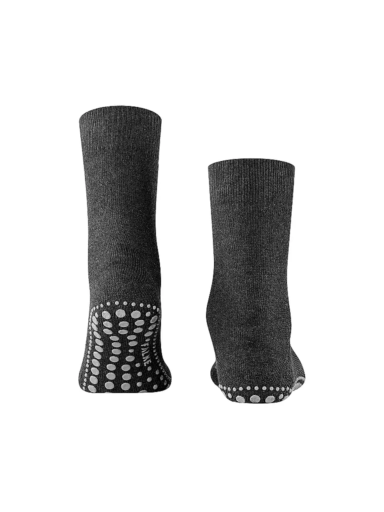 FALKE Socken HOMEPADS 16500 anthracite mel. grau