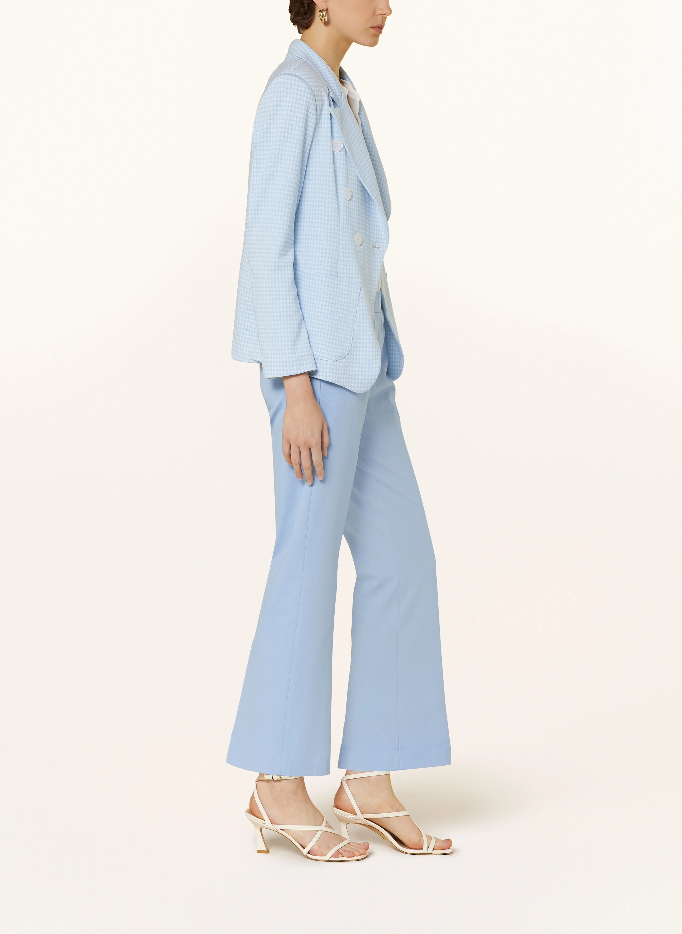 SEM PER LEI Bootcut-Hose aus Jersey