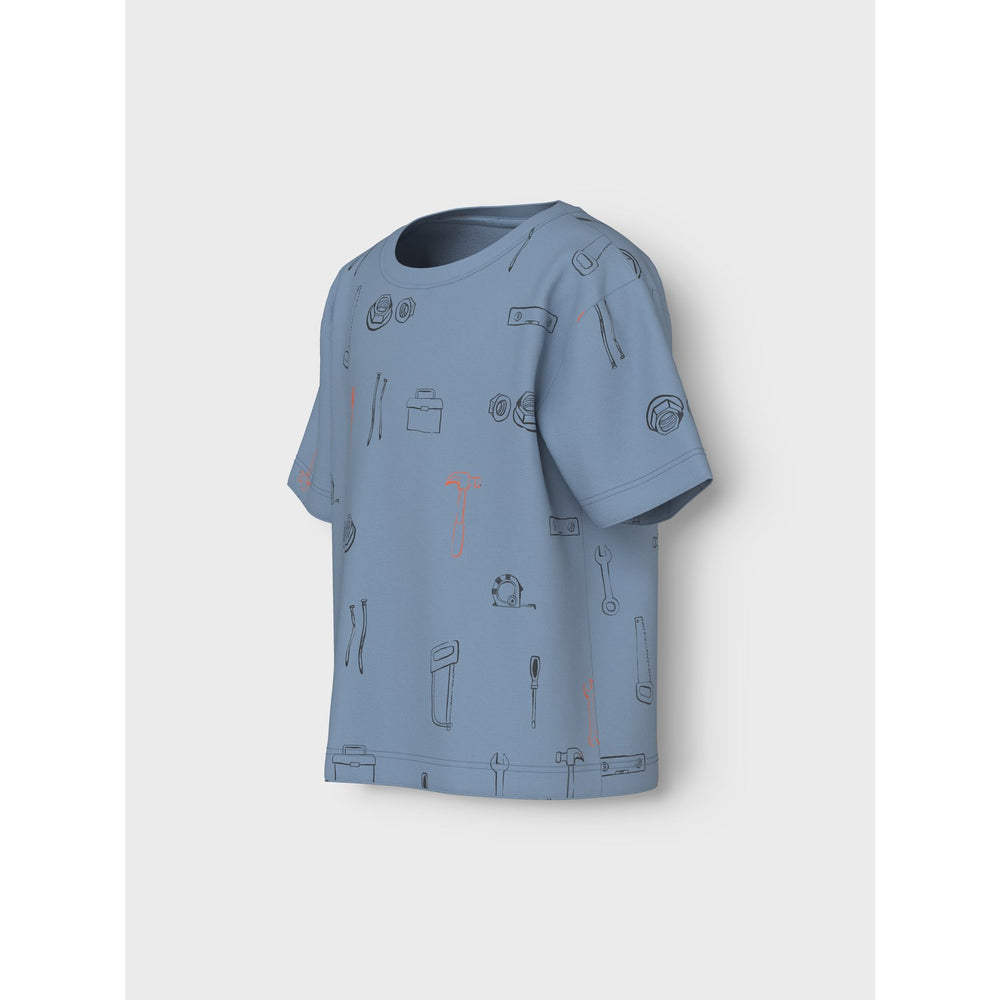 Køb Name It Faded Denim Huxi Regular T-Shirt