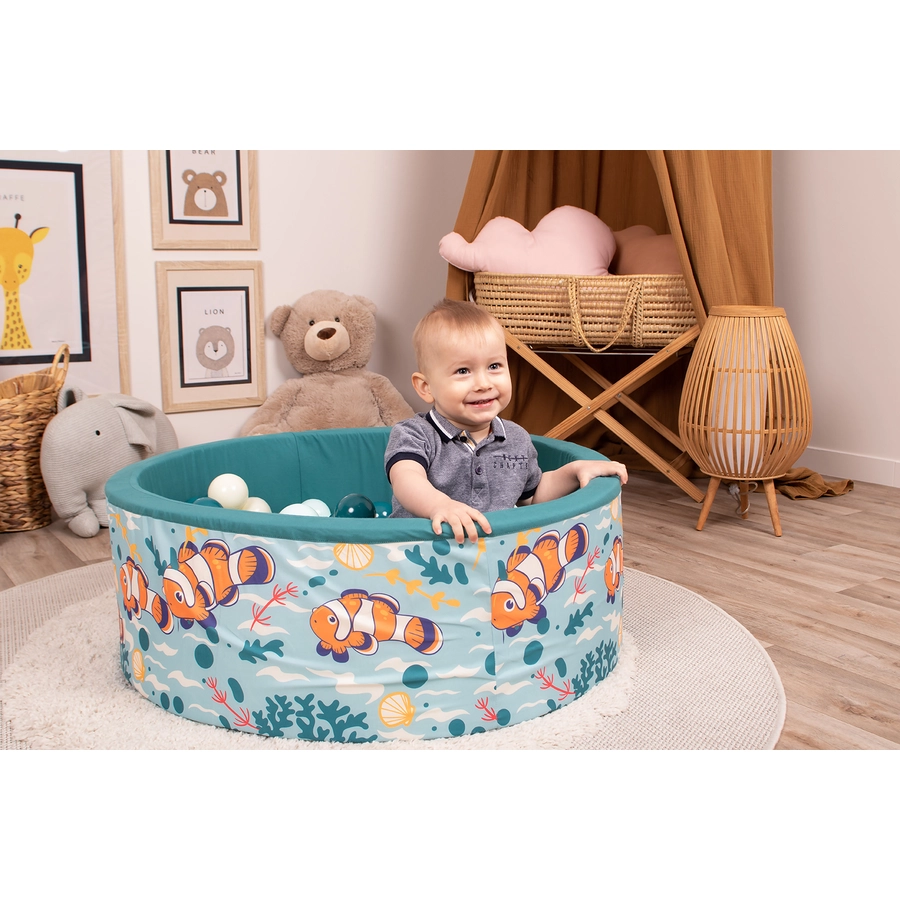 knorr toys® Bällebad soft - Clownfisch - 150 Bälle