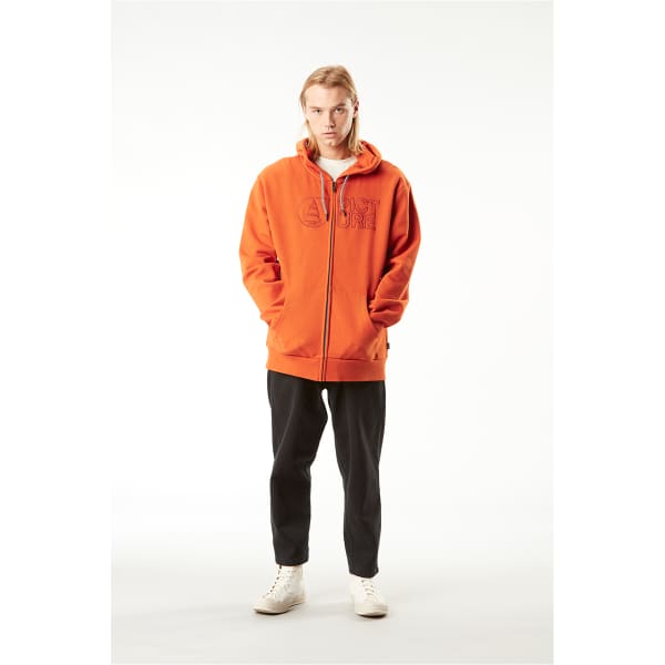 Sweatshirt PICTURE BASEMENT ZIP HOODIE M RED CLAY