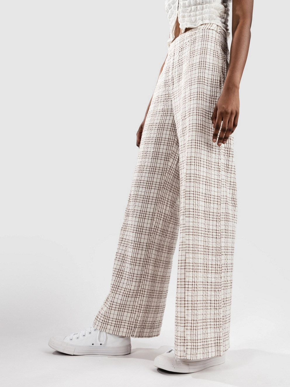 Rhythm Rumi Check Pants natural