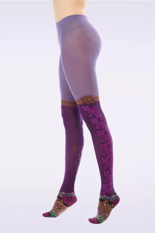 Dub & Drino Femme Belt maillot in paars