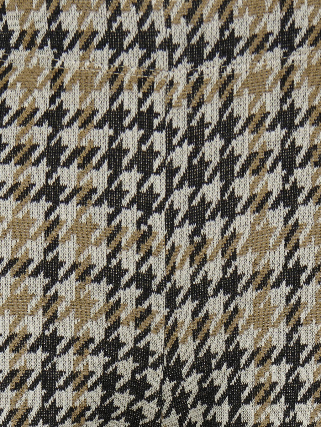 ONLY flared broek KOGALLEN met pied-de-poule beige/bruin