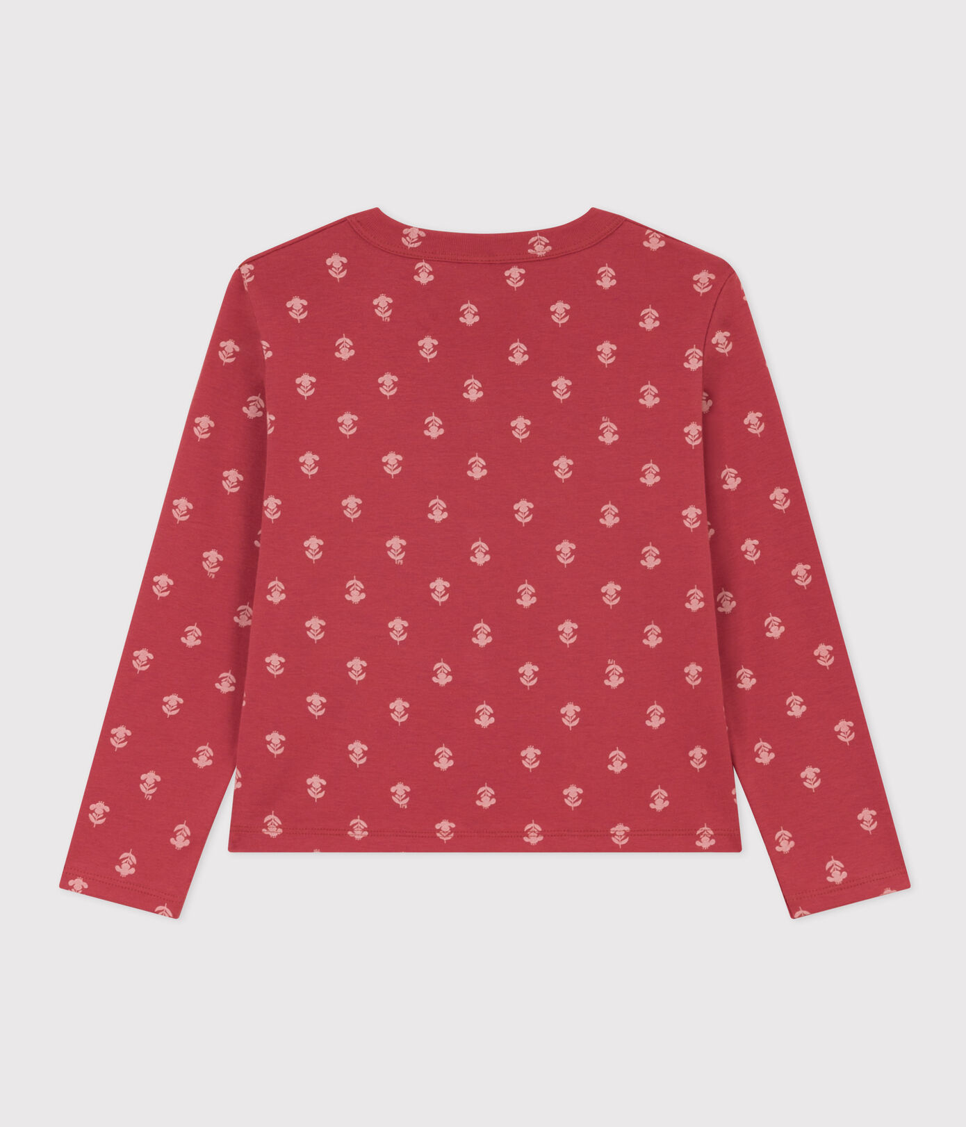 Cardigan imprimé en coton enfant fille