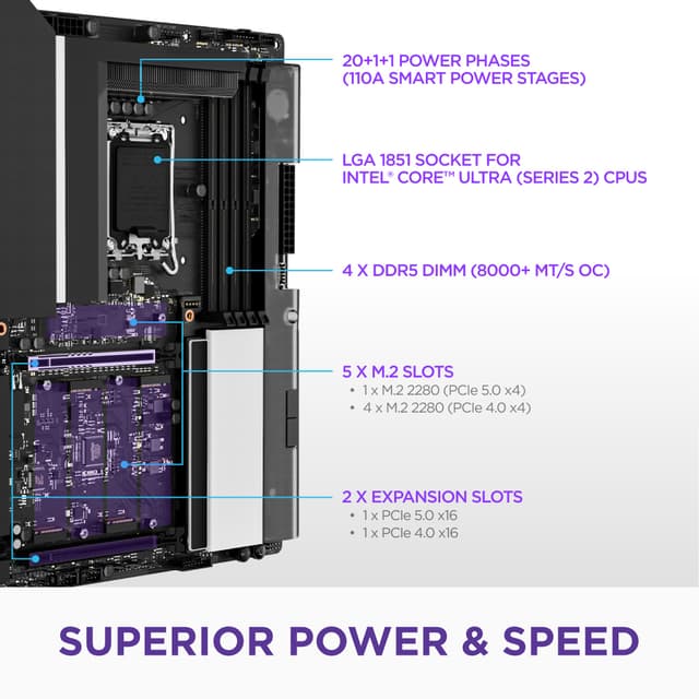 NZXT N9 Z890 bundkort